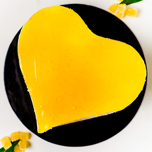 Ananas torta srce